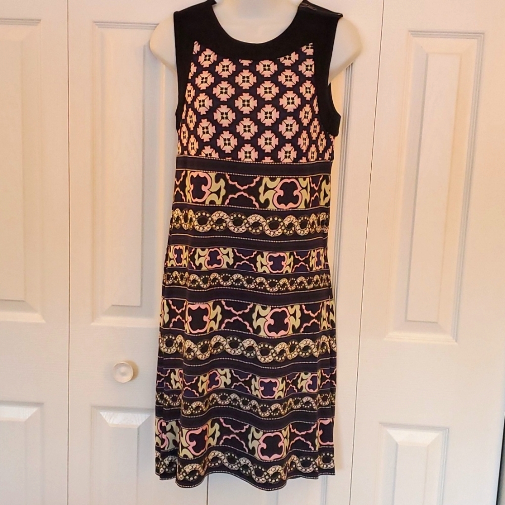 Diane Von Furstenberg | 100% Silk Printed Shift Dress Sz 6